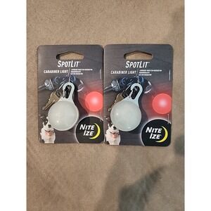 Nite Ize SpotLit Carabiner Light - Red (2-Pack)